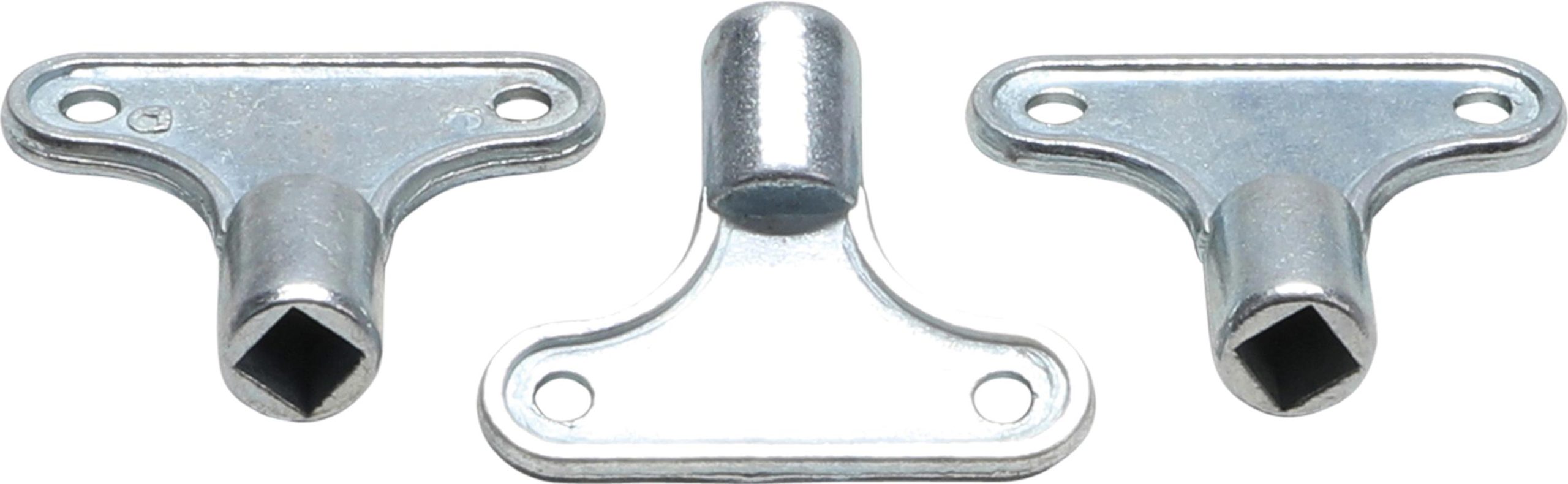 Radiatora atgaisošanas atslēgu komplekts | 3 gab. (50505)