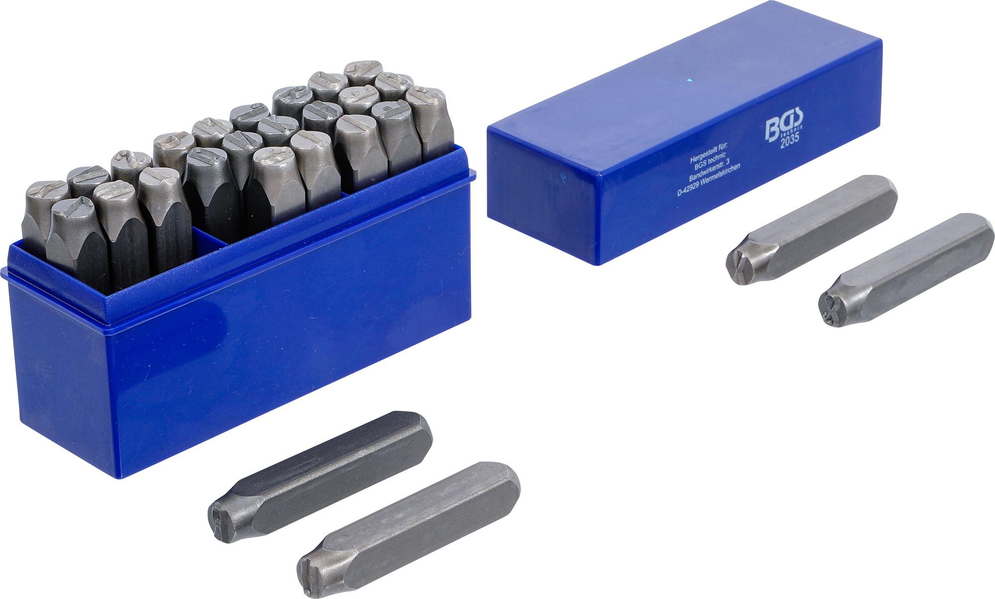 Burtu izslēgšanas komplekts no A līdz Z | 10 mm (2035)