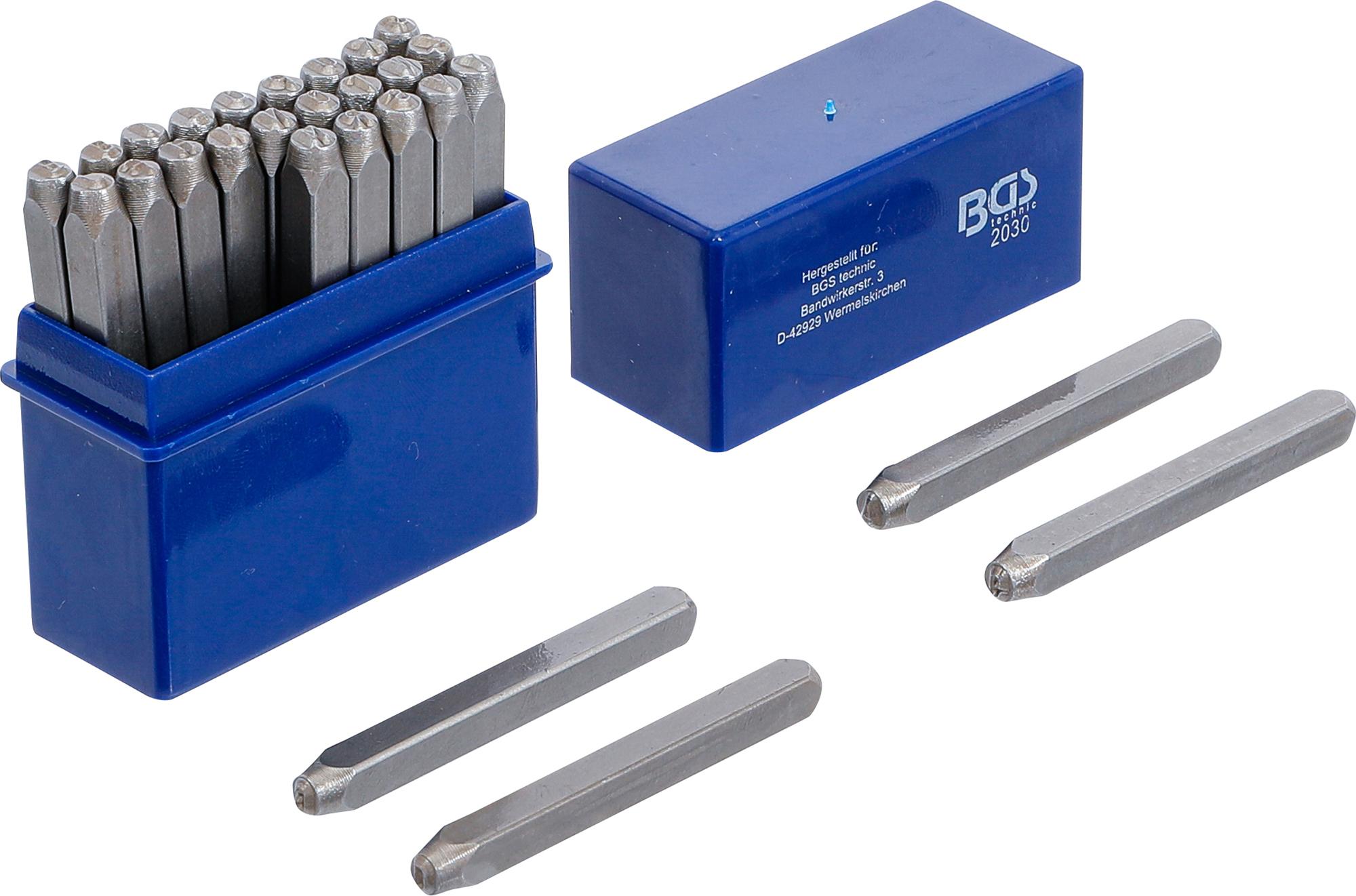 Burtu izslēgšanas komplekts no A līdz Z | 3 mm (2030)