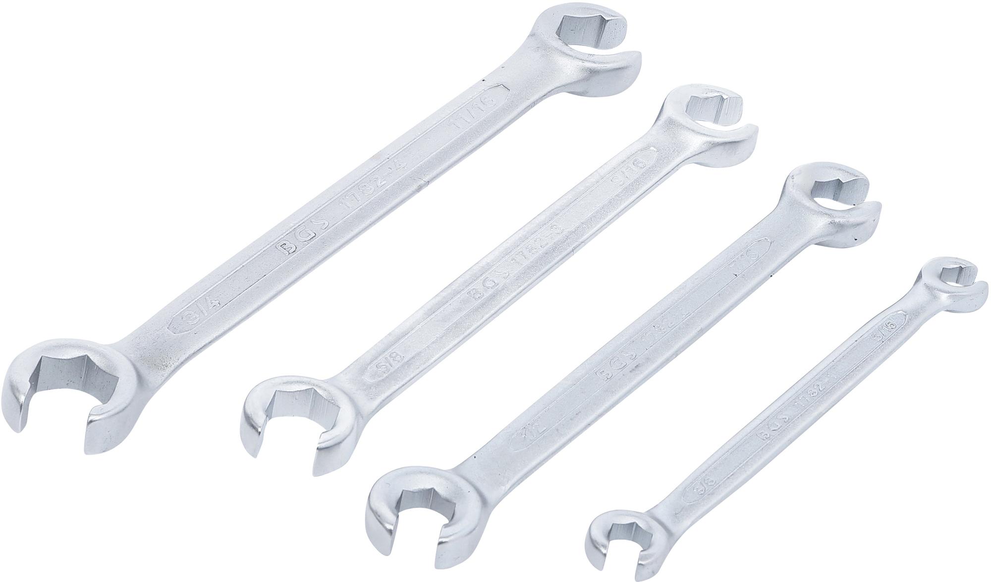 Atslēgu komplekts ar izgriezumu | Collu izmēri | 4 gab. (1782) - Image 17