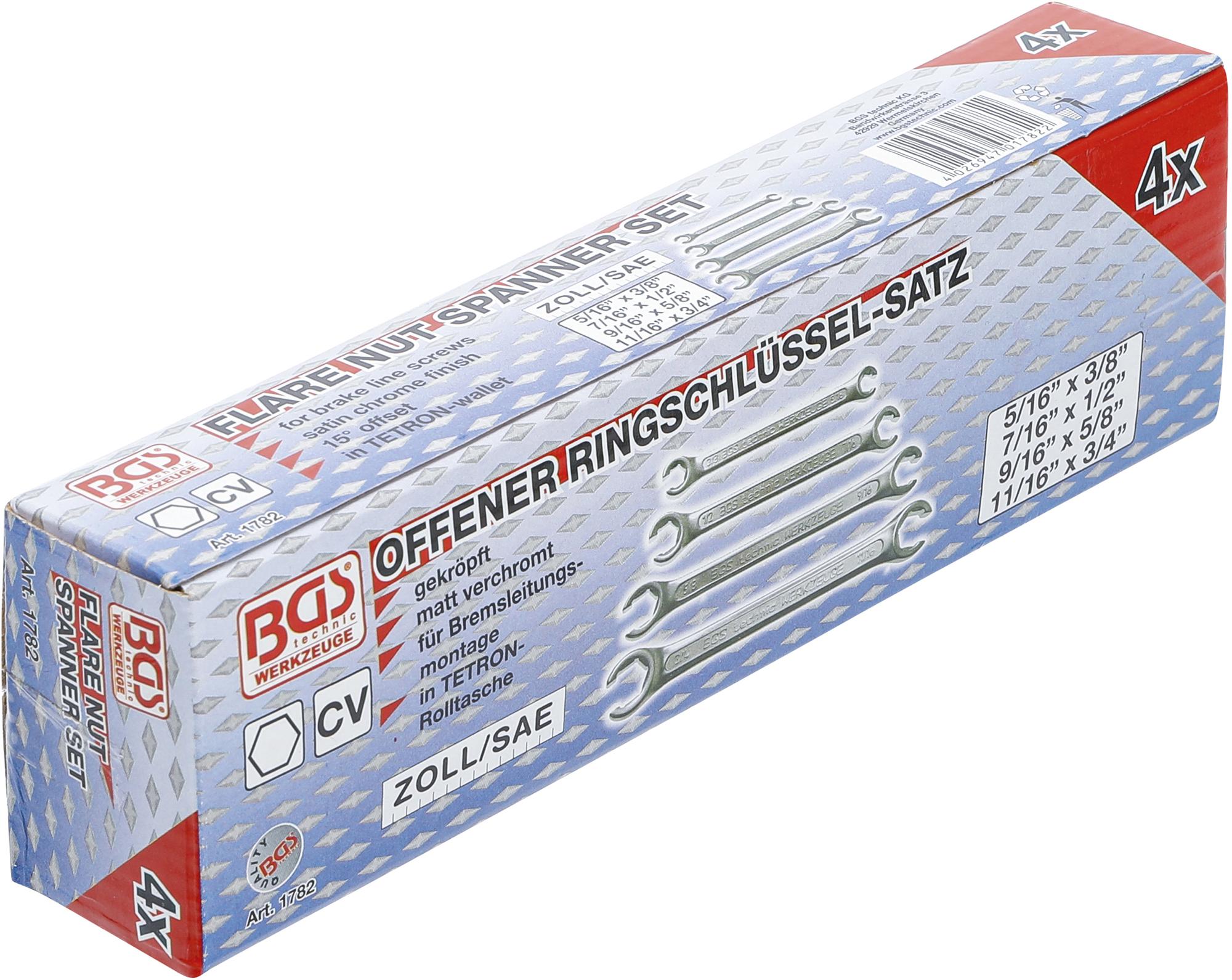 Atslēgu komplekts ar izgriezumu | Collu izmēri | 4 gab. (1782) - Image 18