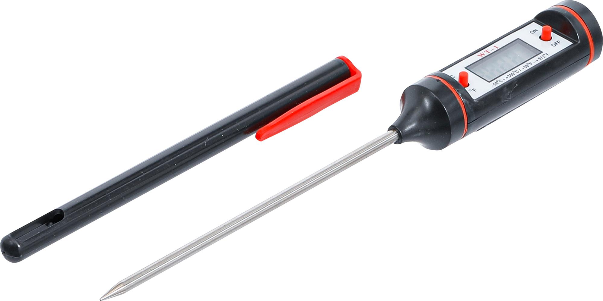 Digitālais termometrs ar nerūsējošā tērauda sensoru (8714)