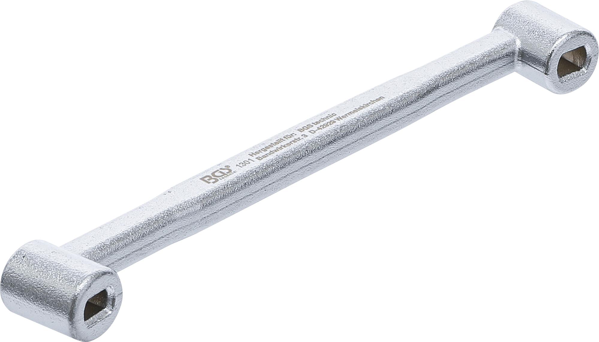 Īpaša atslēga amortizatoram ar ovālu caurumu (1301)