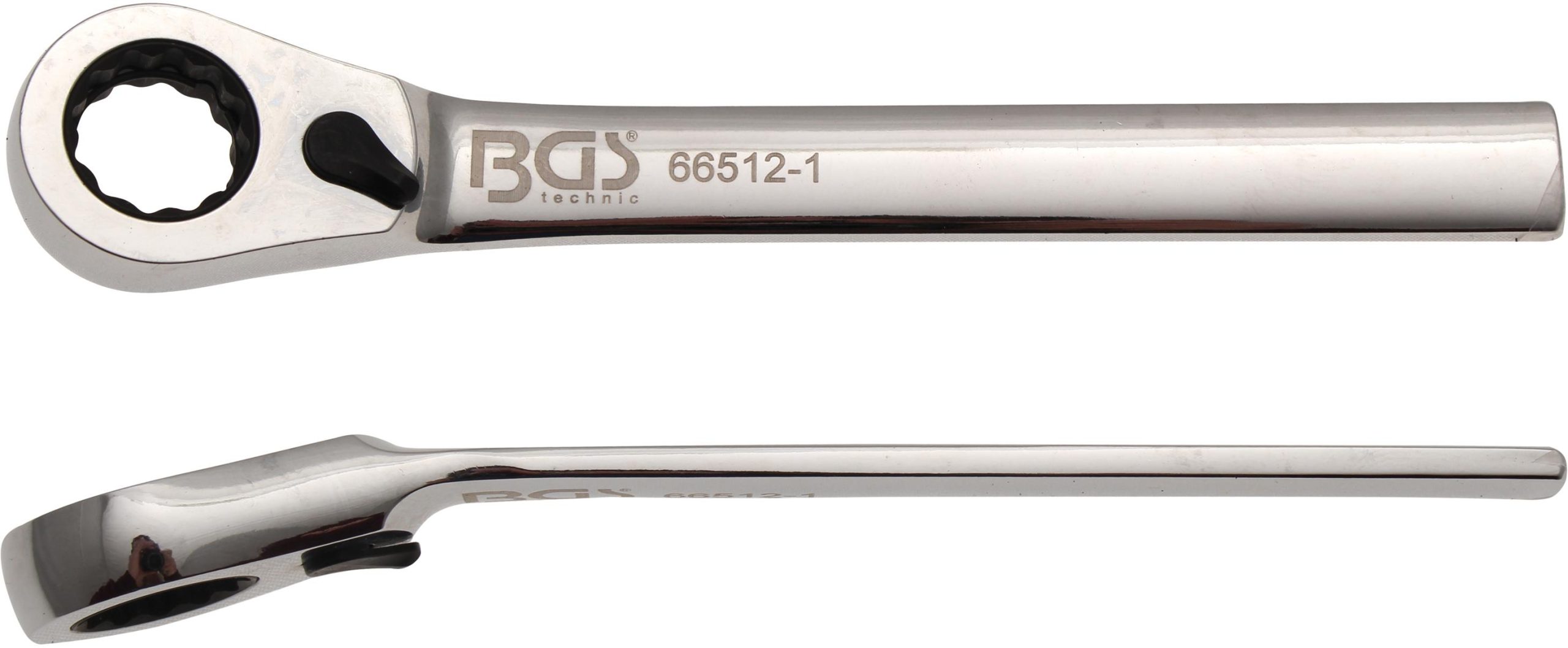 Reversīvā uzgriežņu atslēga no BGS 66512 komplekta (66512-1)