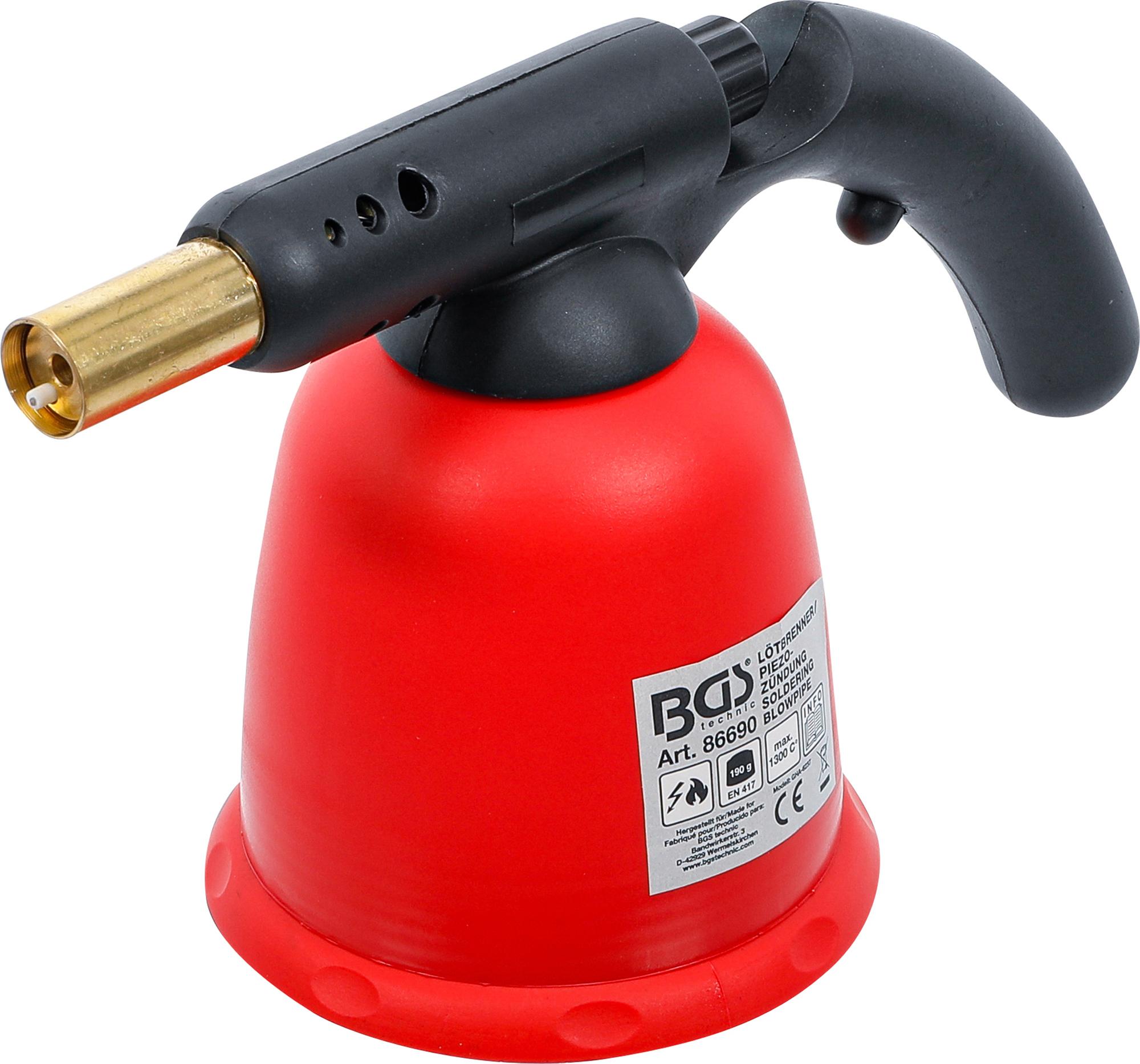 Universālais kārtridžu lodēšanas deglis | ar pjezo aizdedzi (86690)