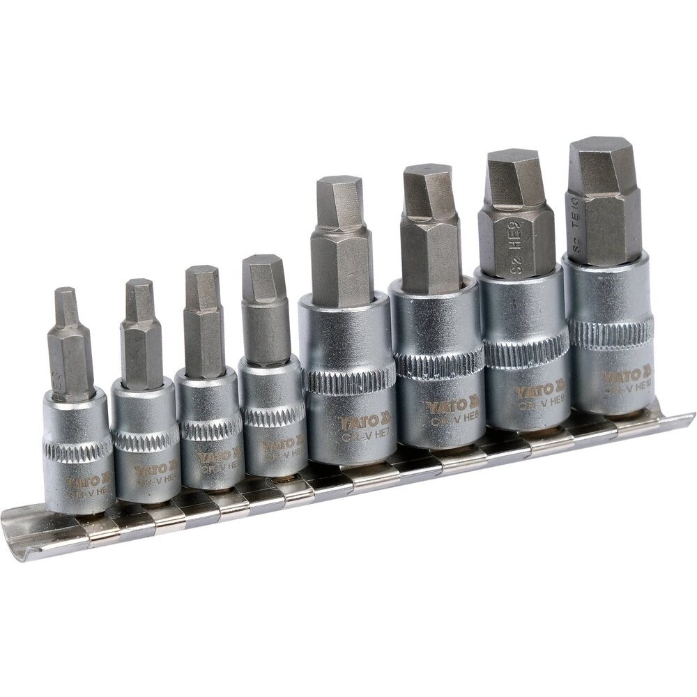Nosūcēju komplekts 8gab (biezs) 1/4″, 3/8″ HEX