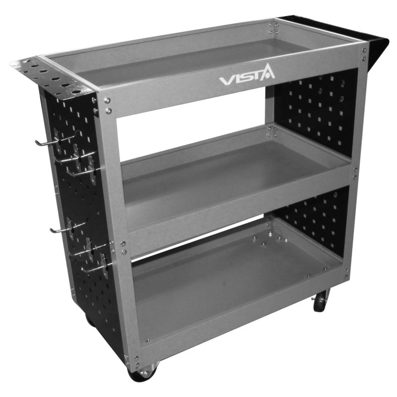 Instrumentu ratiņi,3 plaukti, atvērtā tipa (ASTA V-H3TC)