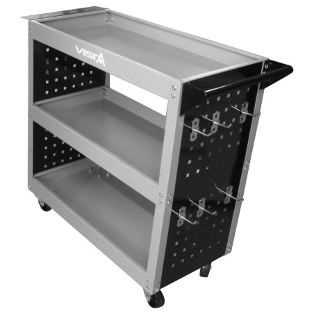 Instrumentu ratiņi,3 plaukti, atvērtā tipa (ASTA V-H3TC) - Image 2