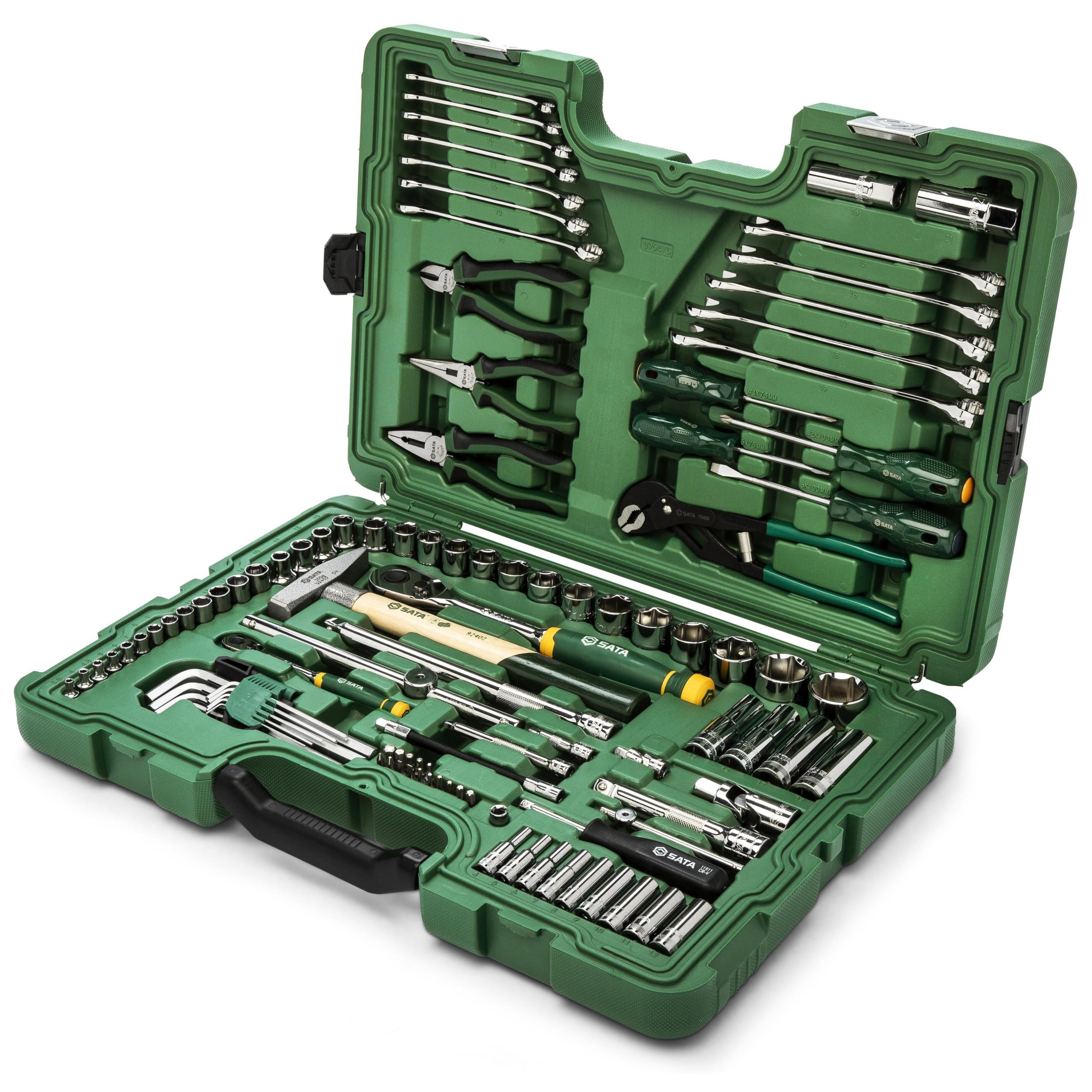 1/2″ + 1/4″ Dr. Socket instrumentu komplekts 104gab